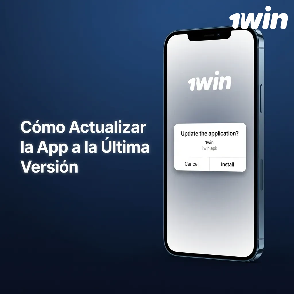 Smartphone screen showing app update notification with download button and version number displayed