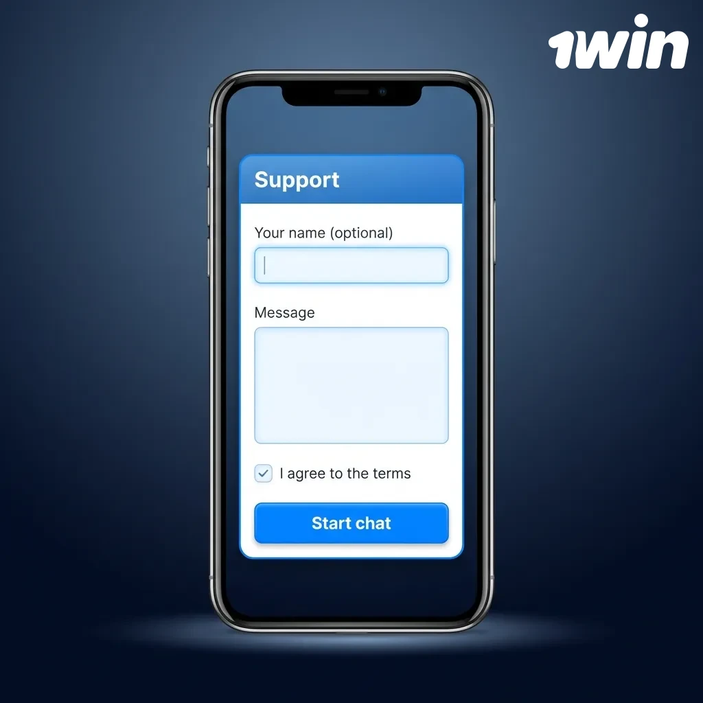 Pasos para iniciar sesión en la app móvil 1win ingresando credenciales y código de autenticación