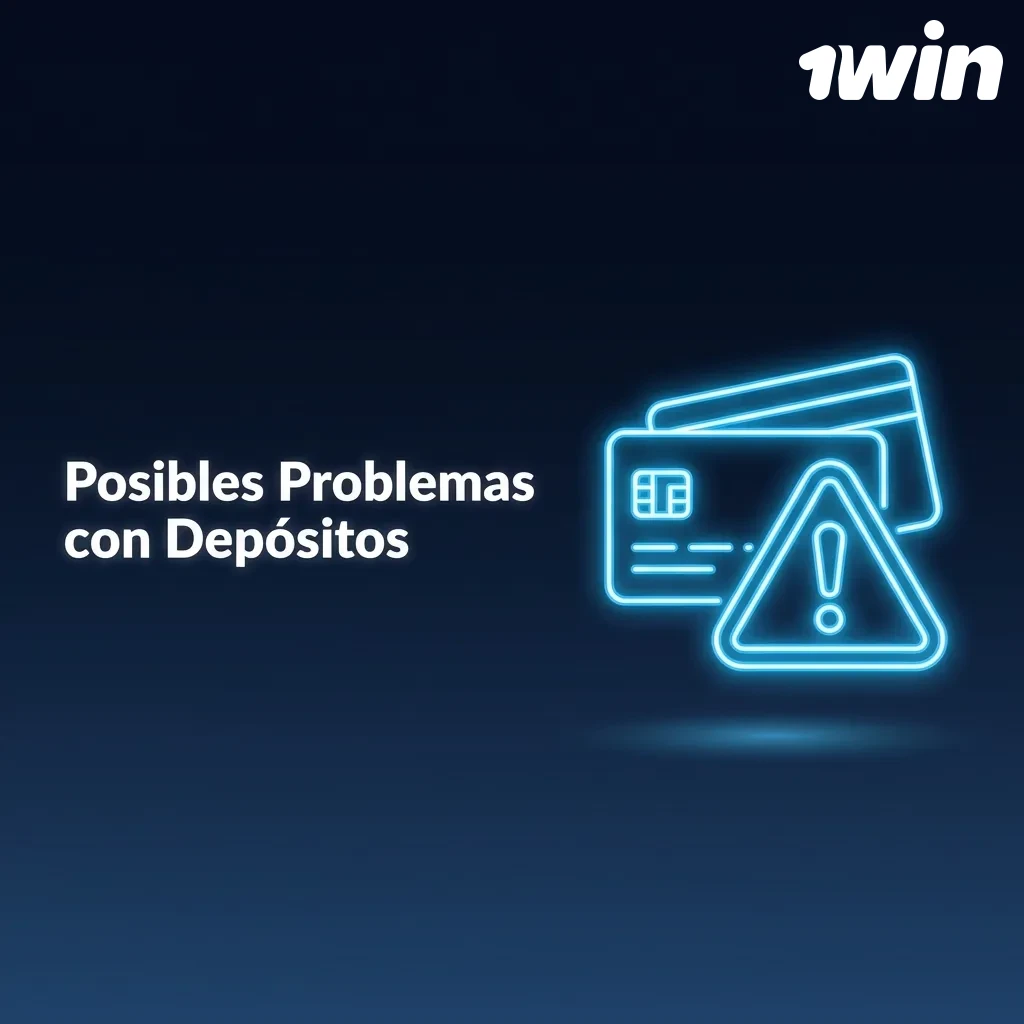 Troubleshooting guide showing common deposit problems like payment delays, card rejections, and account errors