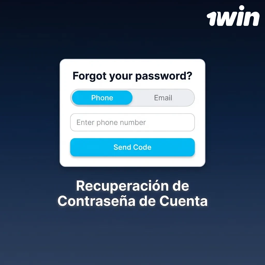 Pantalla de recuperación de contraseña mostrando formulario con campo de correo y botón para restablecer acceso