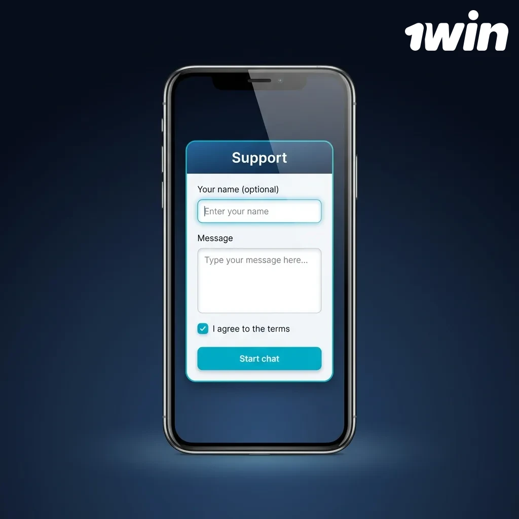Tabla de canales de soporte al cliente de 1win con disponibilidad 24/7 y tiempos de respuesta para cada opción de contacto