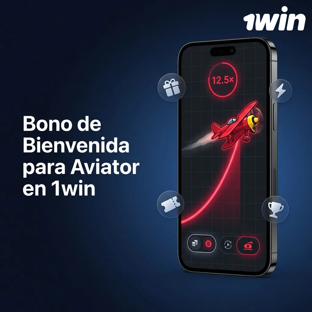 Bono de bienvenida 1win para Aviator: hasta 1.920.000 CLP en cuatro depósitos con giros gratis incluidos
