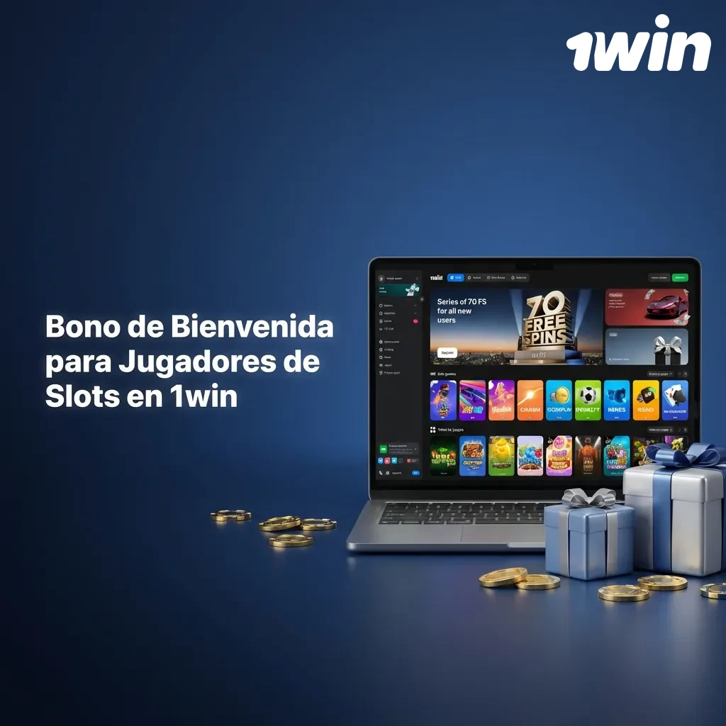 1win welcome bonus structure showing tiered deposit bonuses and free spins for new slot players in Chile