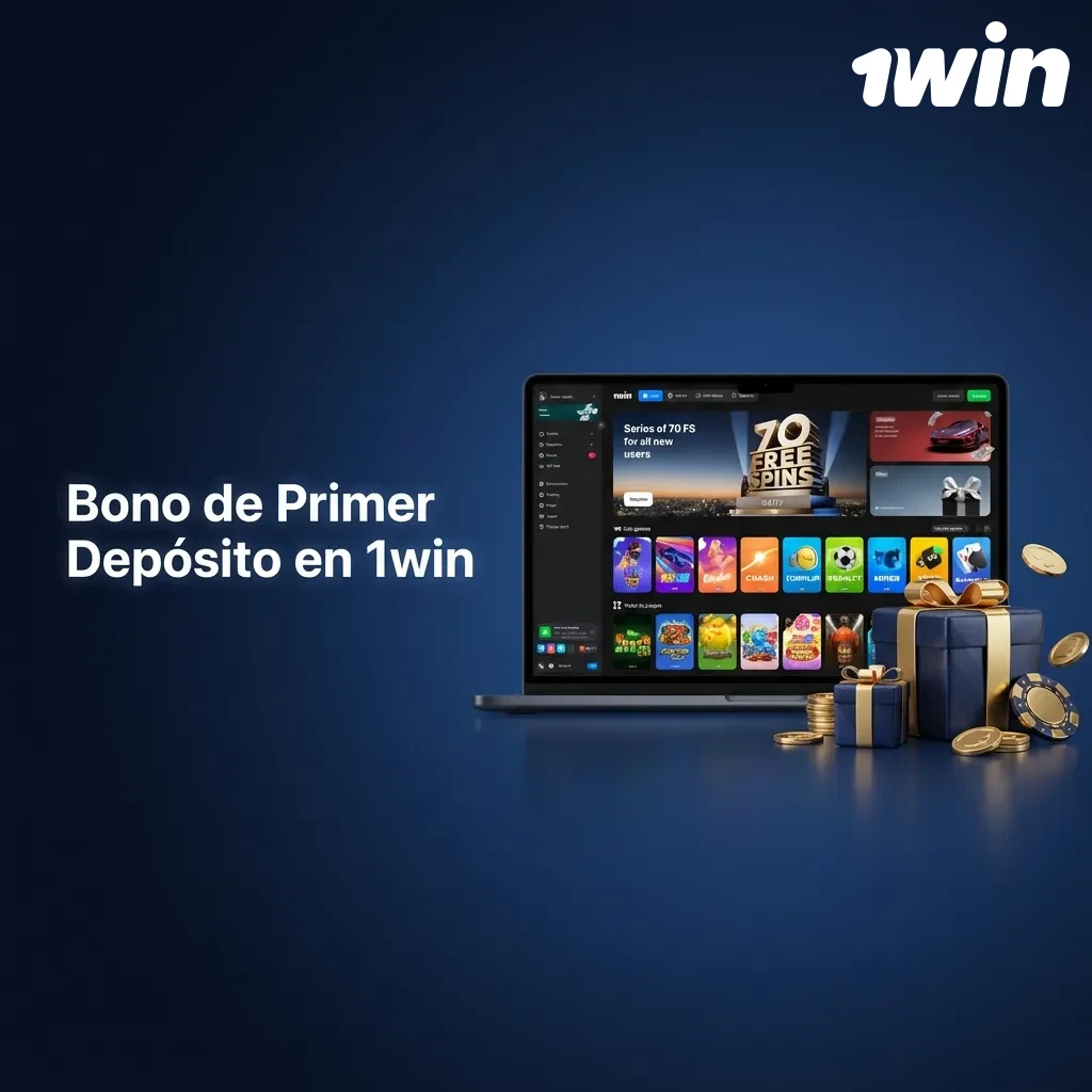 Bono de bienvenida 1win: hasta 1.920.000 CLP en cuatro depósitos con giros gratis para casino y apuestas deportivas
