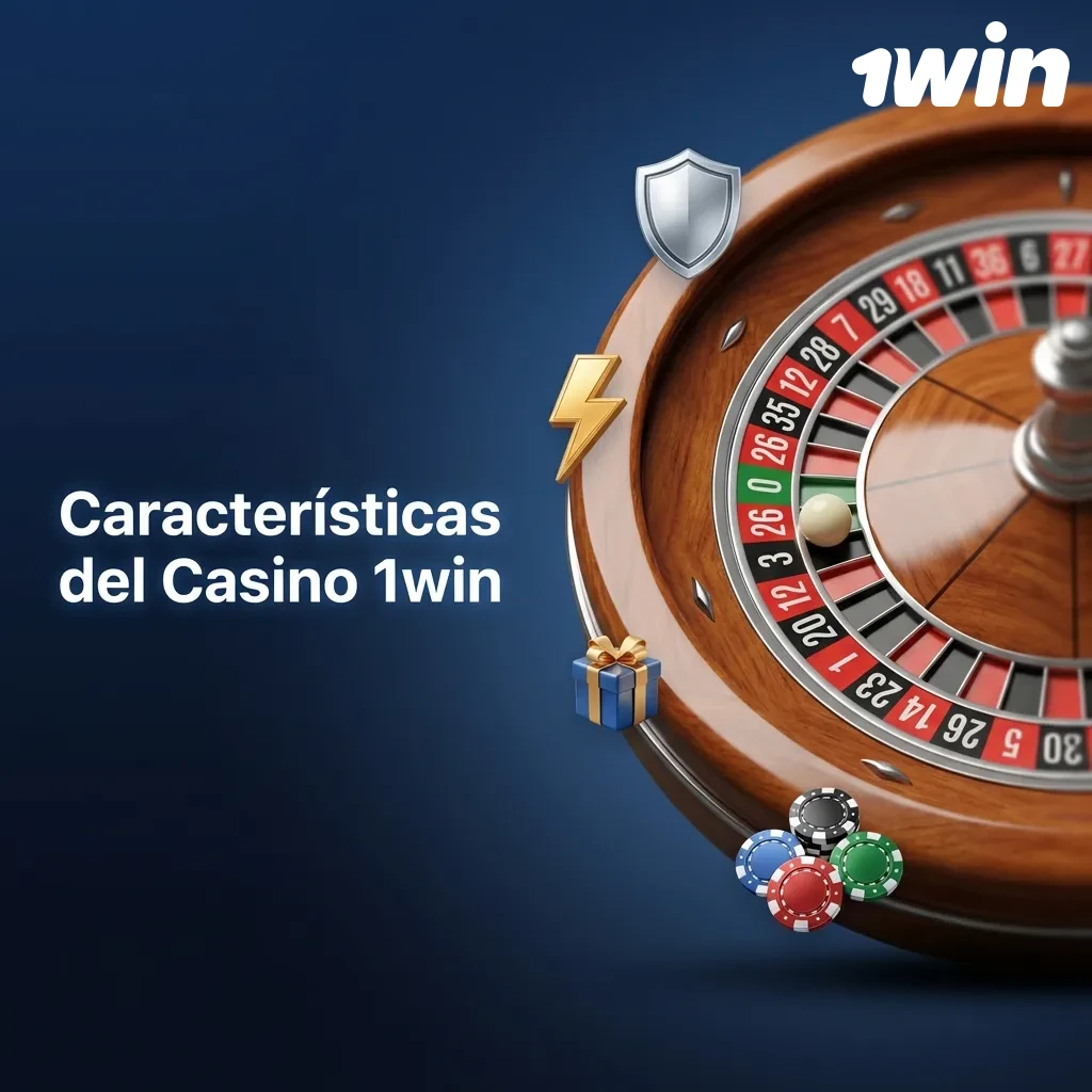 Casino 1win features: fast withdrawals, mobile app, 24/7 Spanish support, loyalty program, and certified security for Chilean players.