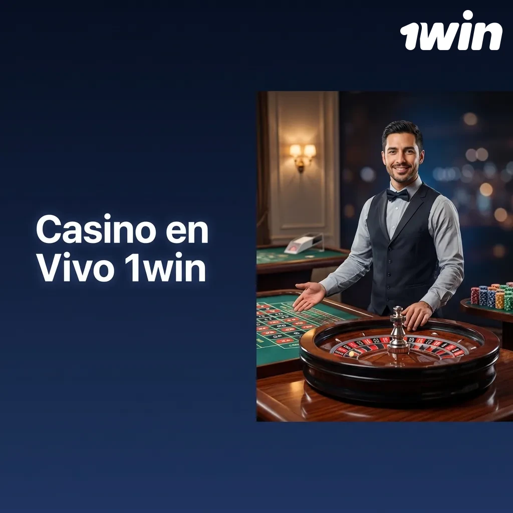 Crupier profesional en mesa de casino en vivo transmitiendo juego en tiempo real con cartas y fichas visibles
