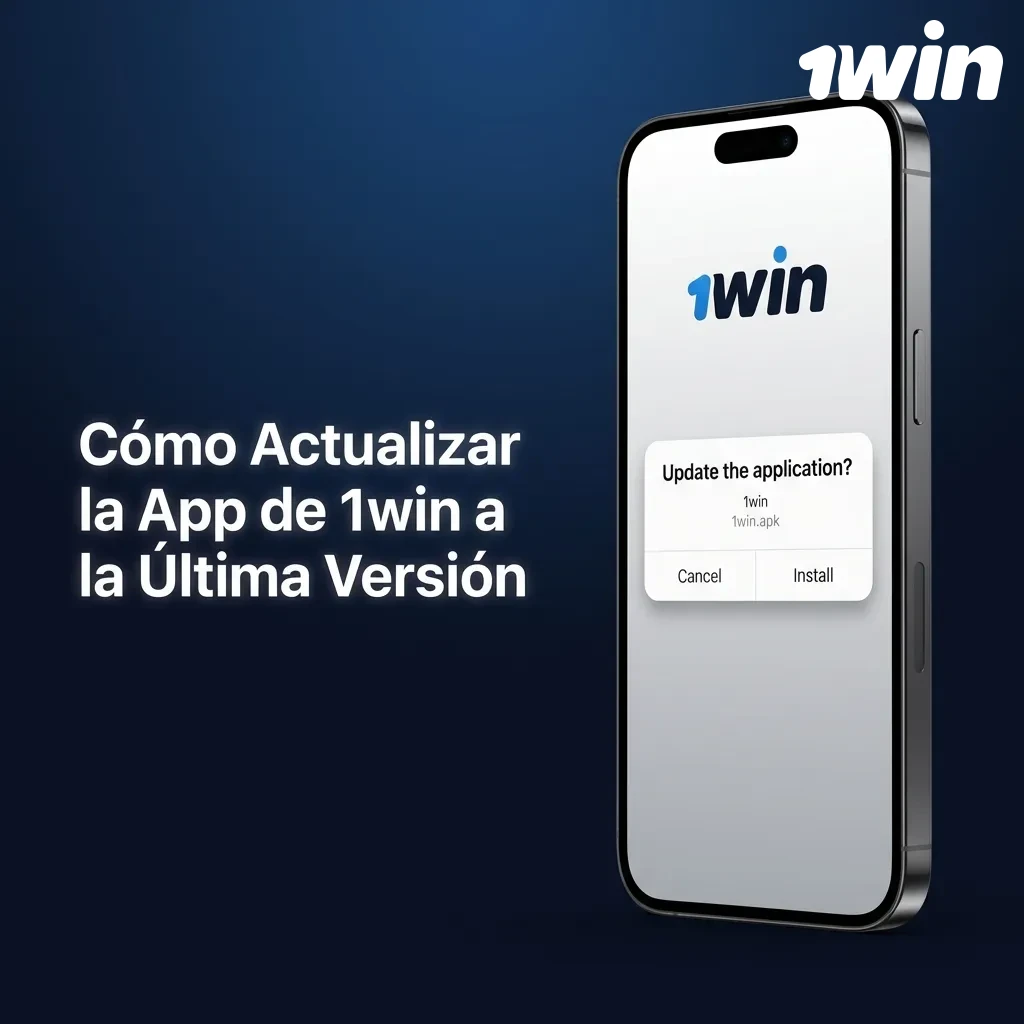 1win app auto-updates through mobile browser, showing latest version with no manual installation needed